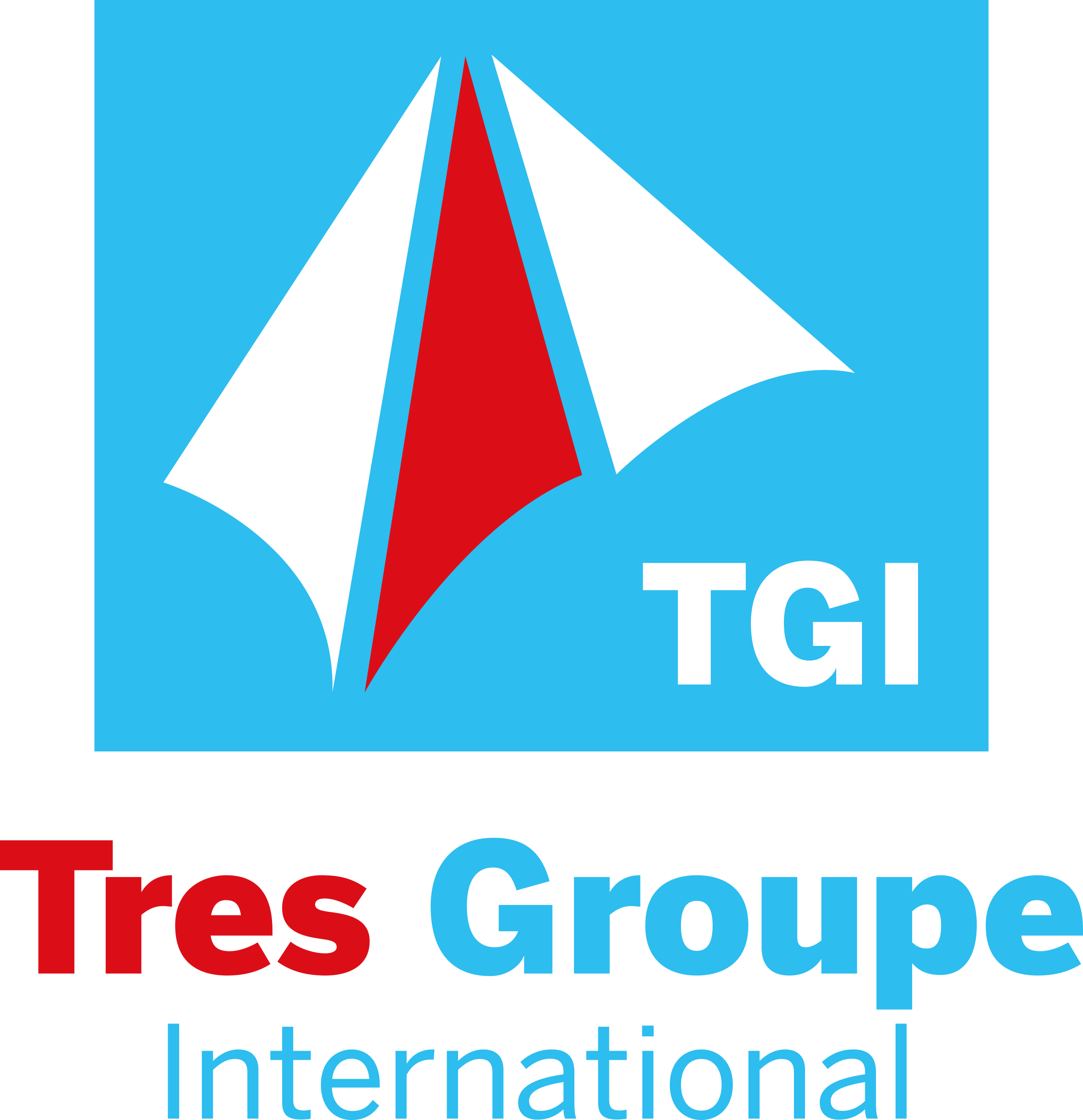 Tres Group International Logo, Colour (Transparent) RGB